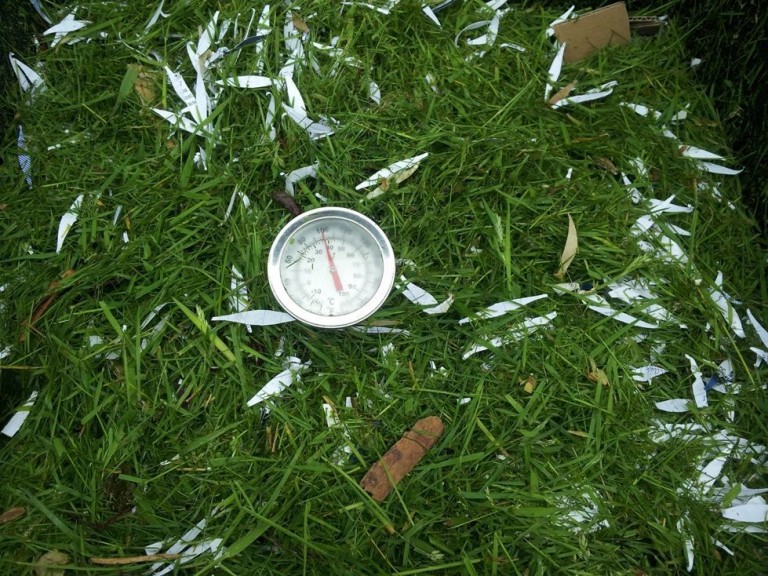 Green and brown composting materials