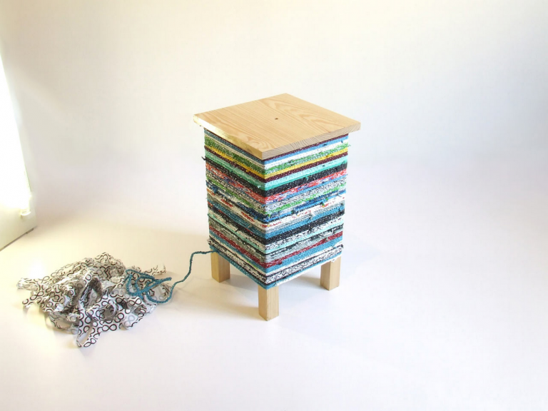 The crocheted plastic bags