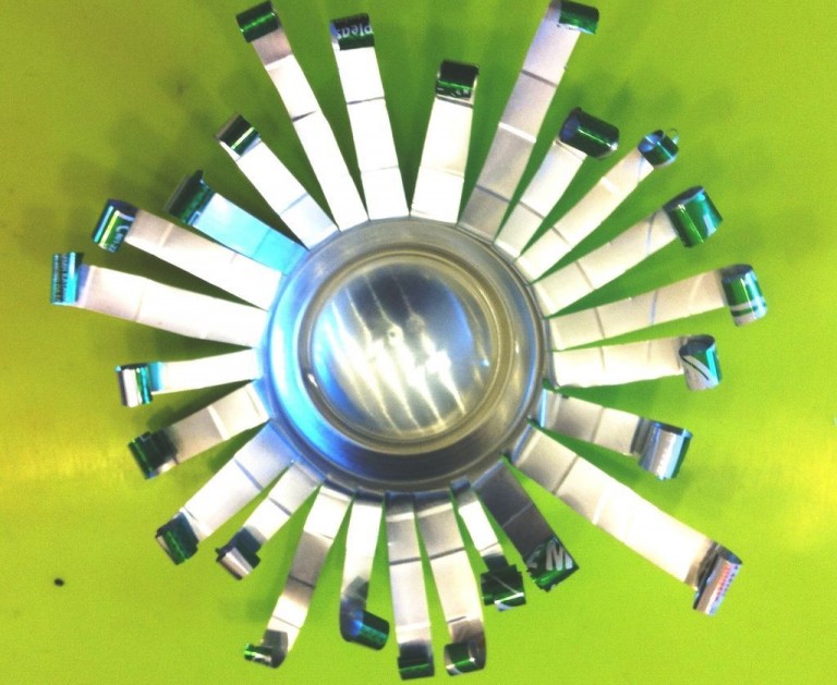 Christmas soda can ornament